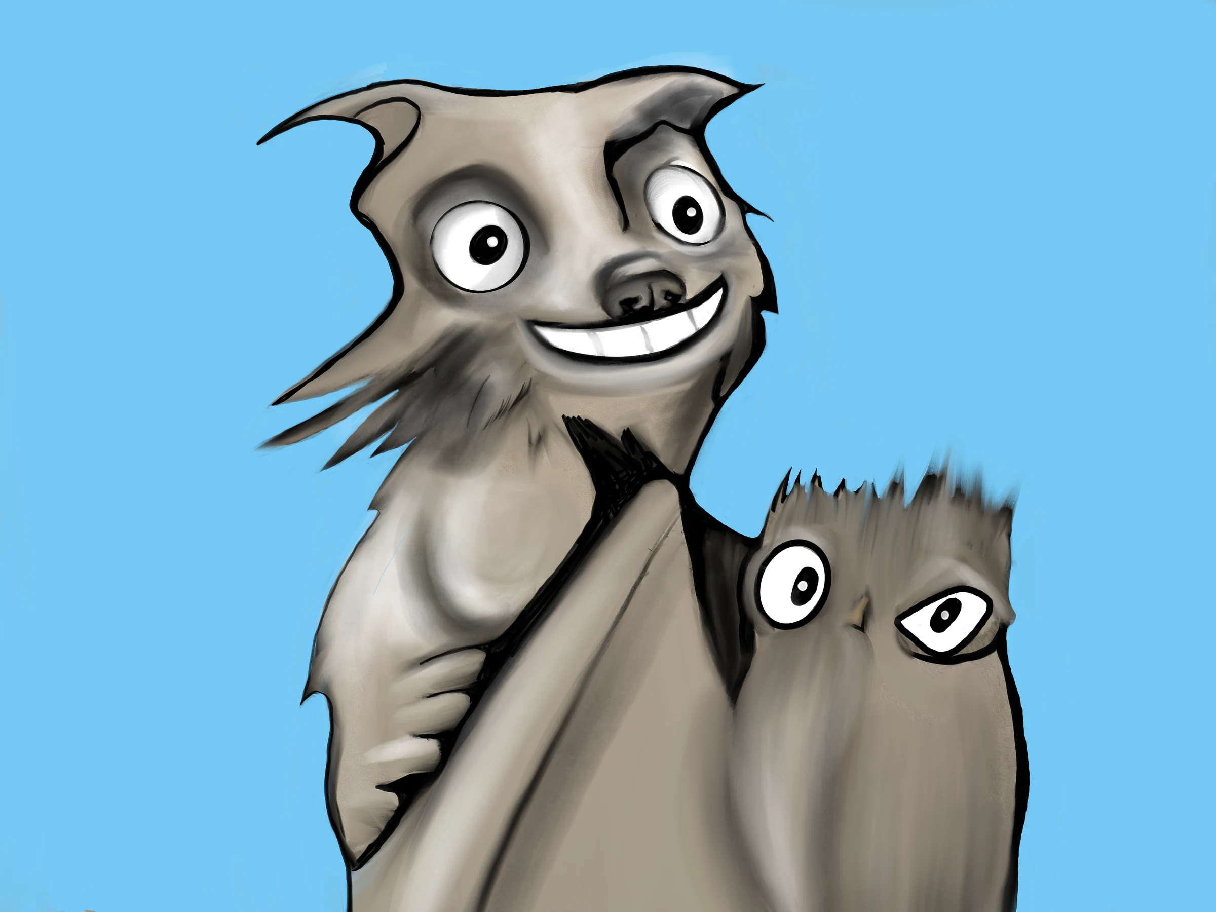 Dexter with Olive the Owl